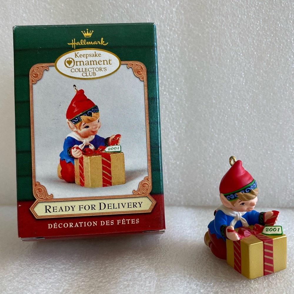 Vintage Christmas 2001 Hallmark Keepsake Ornament "Ready For Delivery"